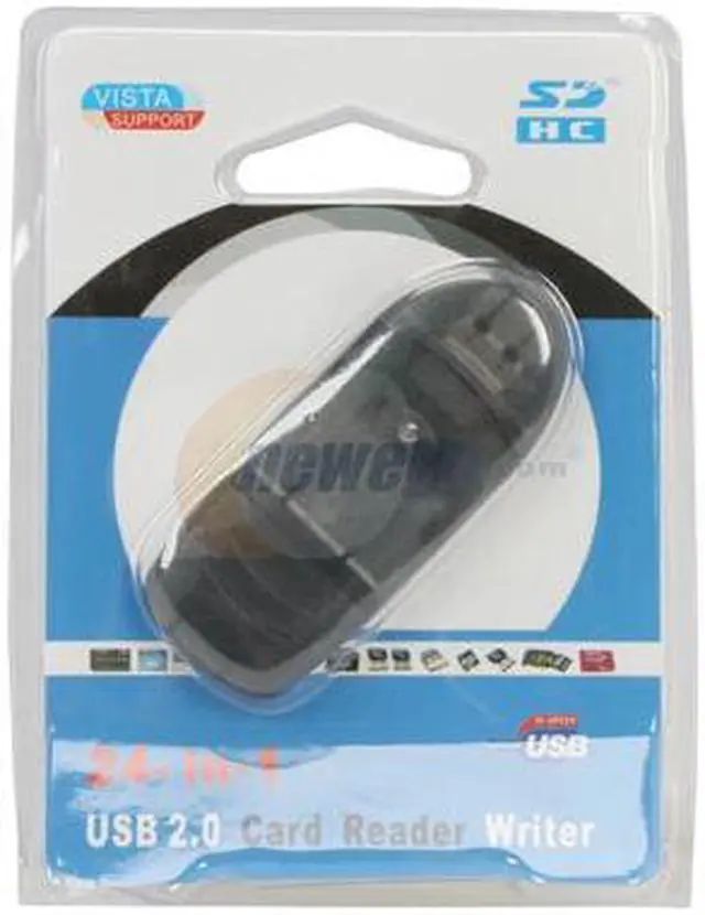 Alt view image 7 of 7 - KINAMAX CR-SDMMC OEM 24-in-1 USB 2.0 Card Reader