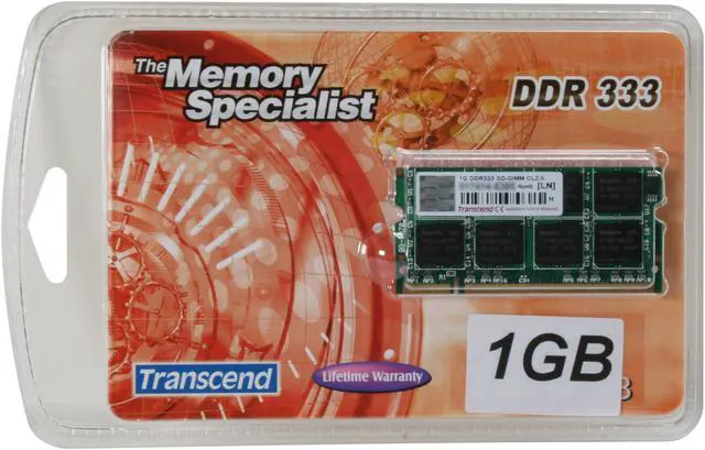 Alt view image 2 of 2 - Transcend Laptop Memory