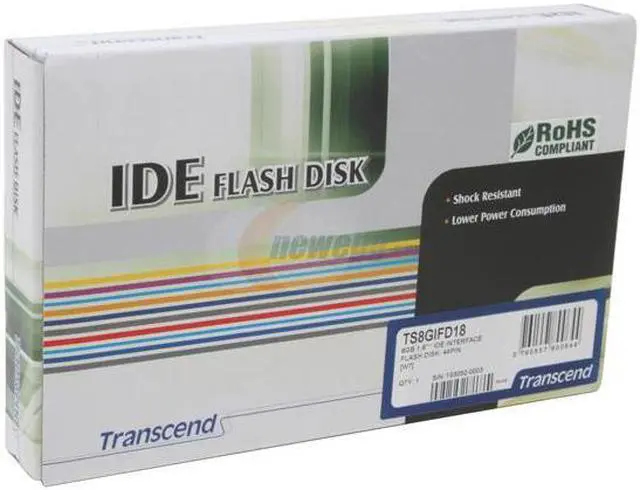 Alt view image 4 of 4 - Transcend TS8GIFD18 PATA Industrial Solid State Disk