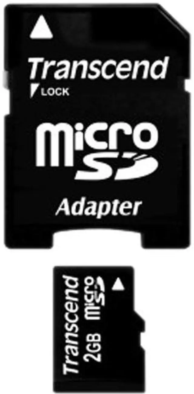 Alt view image 4 of 4 - Transcend 2GB MicroSD Flash Card Model TS2GUSD