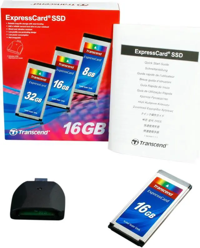 Alt view image 7 of 7 - Transcend TS16GSSD34E-M ExpressCard/34 MLC Industrial Solid State Disk