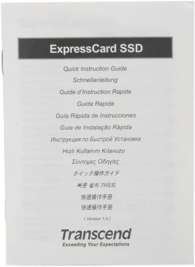 Alt view image 3 of 4 - Transcend 32GB ExpressCard External Solid State Drive (SSD) TS32GSSD34E-M