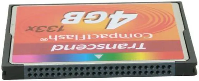 Alt view image 3 of 5 - Transcend 4GB Compact Flash (CF) Flash Card Model TS4GCF133