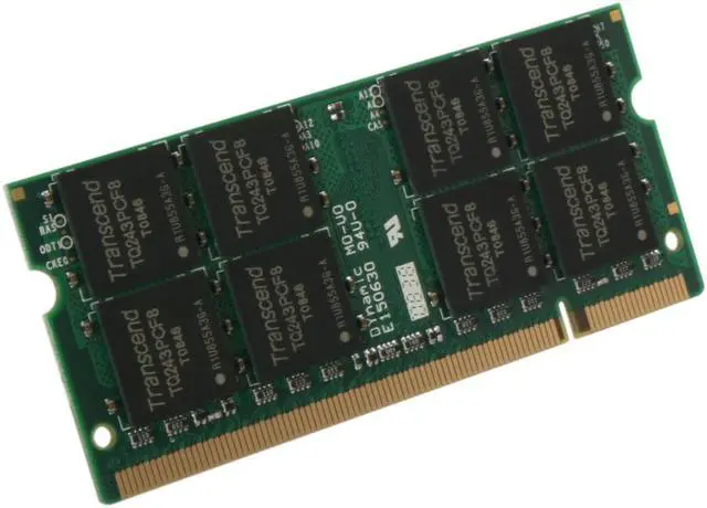 Alt view image 2 of 4 - Transcend 2GB 200-Pin DDR2 SO-DIMM DDR2 667 (PC2 5300) Laptop Memory Model JM667QSU-2G