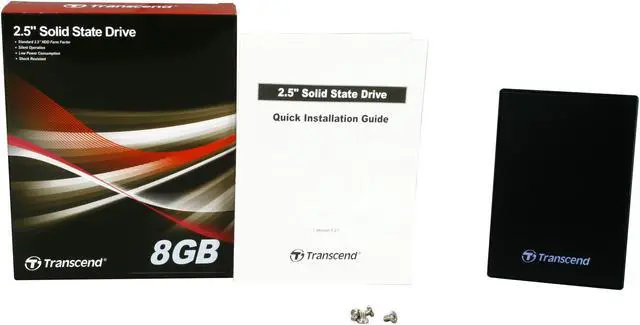 Alt view image 6 of 6 - Transcend TS8GSSD25S-S 2.5" SATA II SLC Industrial Solid State Disk