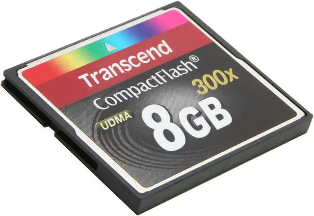 Main image of Transcend 8GB Compact Flash (CF) Flash Card Model TS8GCF300