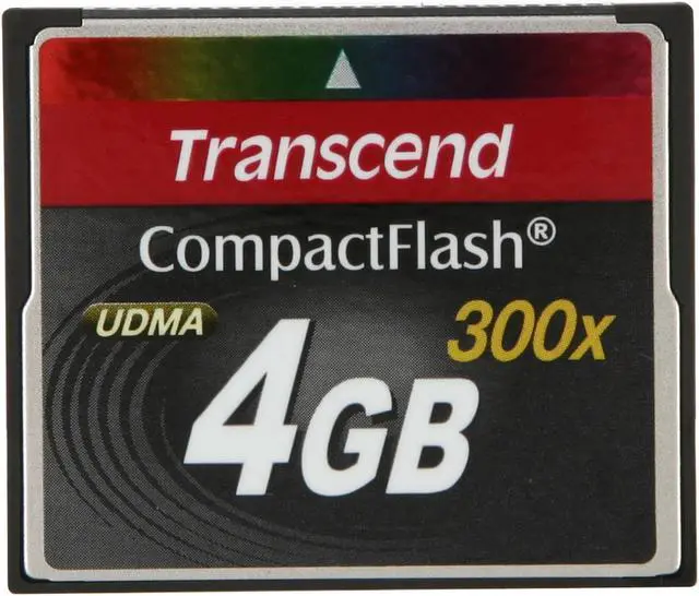 Alt view image 2 of 5 - Transcend 4GB Compact Flash (CF) Flash Card Model TS4GCF300