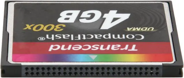 Alt view image 3 of 5 - Transcend 4GB Compact Flash (CF) Flash Card Model TS4GCF300