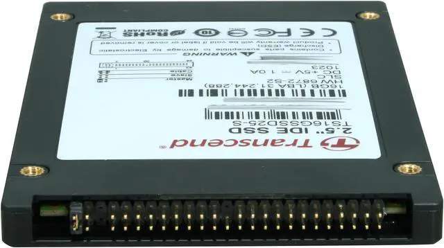 Alt view image 4 of 6 - Transcend TS16GSSD25-S 2.5" PATA SLC Industrial Solid State Disk