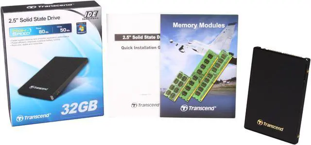 Alt view image 6 of 6 - Transcend 2.5" 32GB PATA MLC Internal Solid State Drive (SSD) TS32GSSD25-M