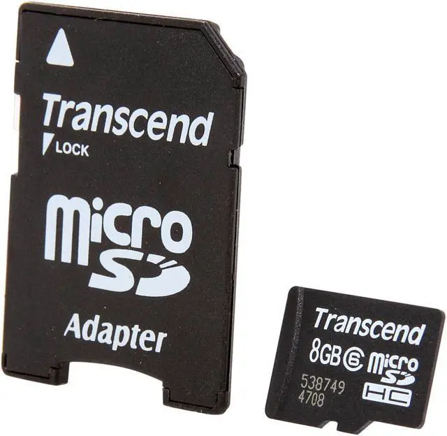 Main image of Transcend 8GB microSDHC Flash Card Model TS8GUSDHC6