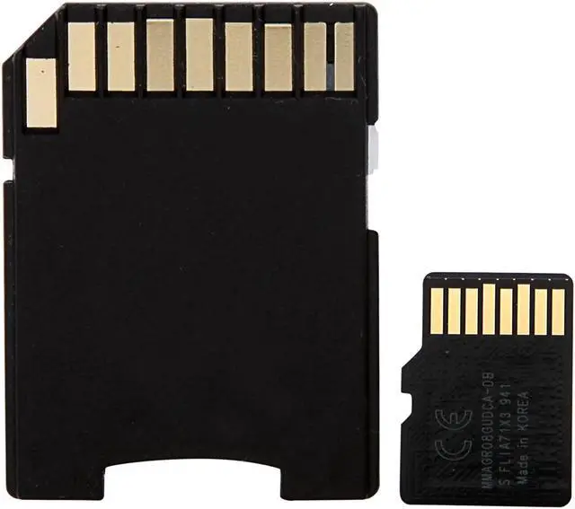 Alt view image 3 of 4 - Transcend 8GB microSDHC Flash Card Model TS8GUSDHC6