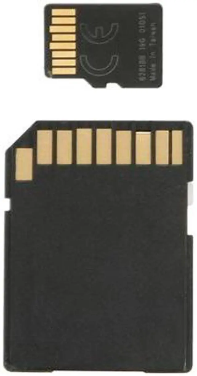 Alt view image 4 of 5 - Transcend 16GB microSDHC Flash Card with SD Adapter Model TS16GUSDHC6