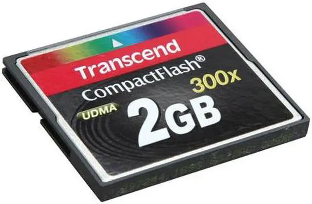 Main image of Transcend 2GB Compact Flash (CF) Flash Card Model TS2GCF300