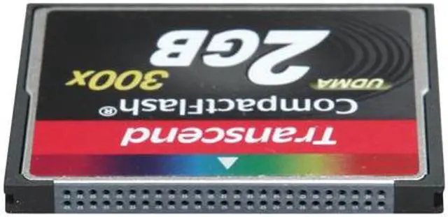 Alt view image 3 of 5 - Transcend 2GB Compact Flash (CF) Flash Card Model TS2GCF300