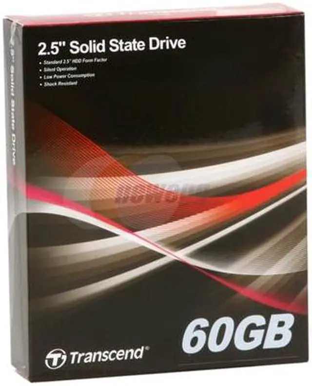 Main image of Transcend 2.5" 60GB SATA II MLC Internal Solid State Drive (SSD) TS60GSSD25D-M