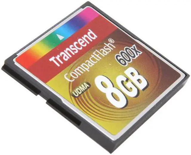 Alt view image 2 of 4 - Transcend 8GB Compact Flash (CF) Flash Card Model TS8GCF600
