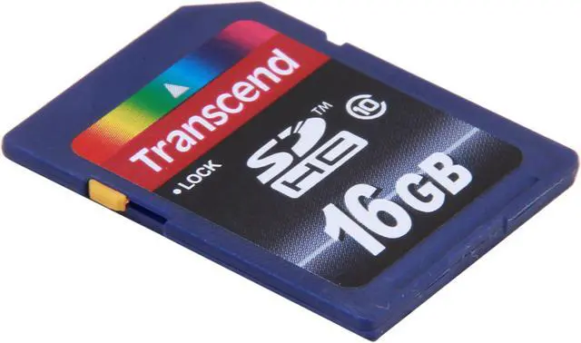Alt view image 3 of 4 - Transcend 16GB Secure Digital High-Capacity (SDHC) Flash Card Model TS16GSDHC10