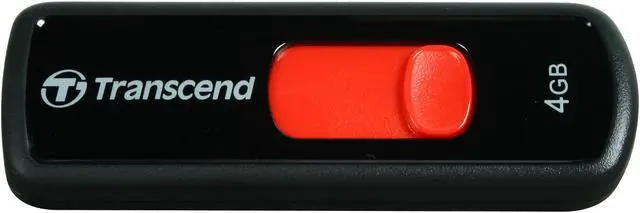 Alt view image 2 of 5 - Transcend JetFlash 500 4GB USB 2.0 Flash Drive (Red) TS4GJF500
