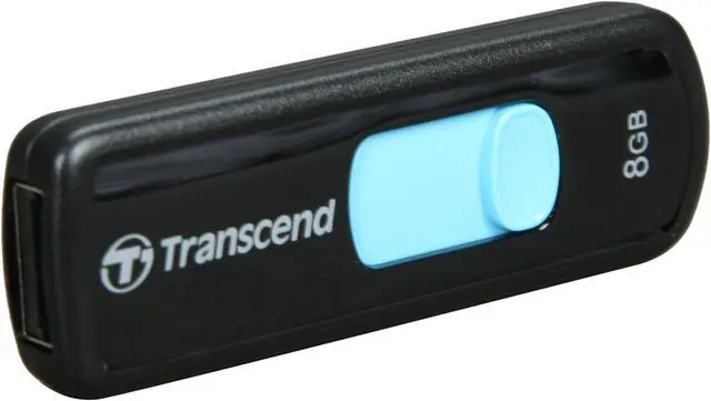 Main image of Transcend JetFlash 500 8GB USB 2.0 Flash Drive (Blue) TS8GJF500
