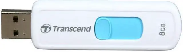 Alt view image 2 of 4 - Transcend JetFlash 530 8GB USB 2.0 Flash Drive (Blue) TS8GJF530