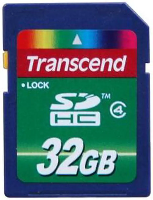 Main image of Transcend 32GB Secure Digital High-Capacity (SDHC) Flash Card Model TS32GSDHC4