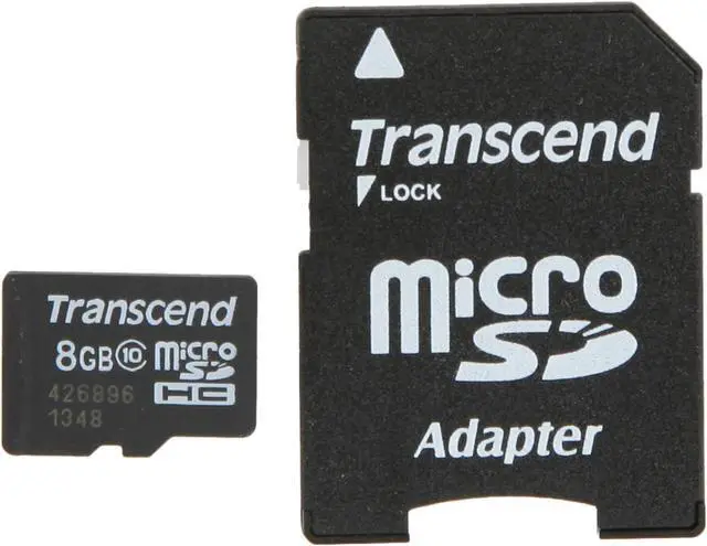 Main image of Transcend 8GB microSDHC Flash Card Model TS8GUSDHC10