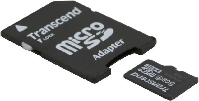Alt view image 2 of 4 - Transcend 8GB microSDHC Flash Card Model TS8GUSDHC10