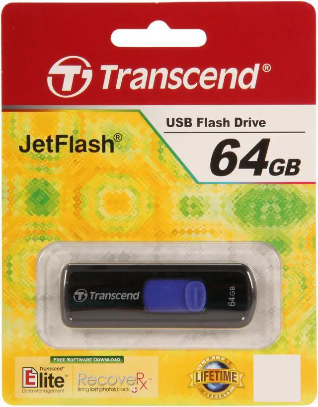 Alt view image 5 of 5 - Transcend JetFlash 500 64GB USB 2.0 Flash Drive TS64GJF500