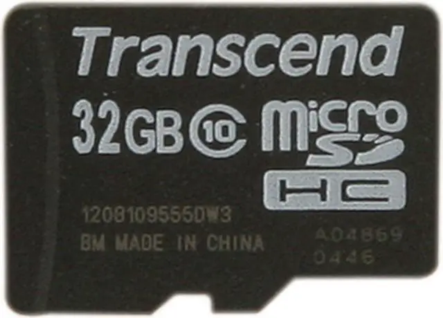 Main image of Transcend 32GB microSDHC Flash Card without Adapter Model TS32GUSDC10