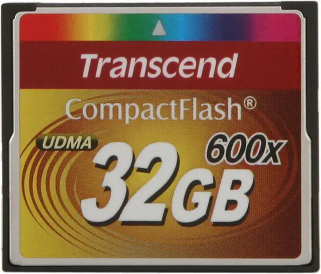 Alt view image 2 of 5 - Transcend 32GB Compact Flash (CF) Flash Card Model TS32GCF600
