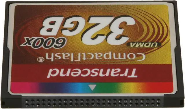 Alt view image 3 of 5 - Transcend 32GB Compact Flash (CF) Flash Card Model TS32GCF600