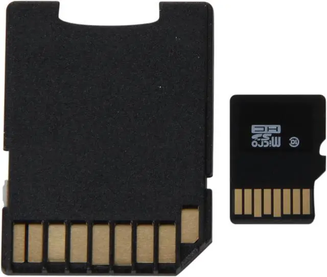 Alt view image 2 of 4 - Transcend 32GB microSDHC Flash Card with Adapter Model TS32GUSDHC10