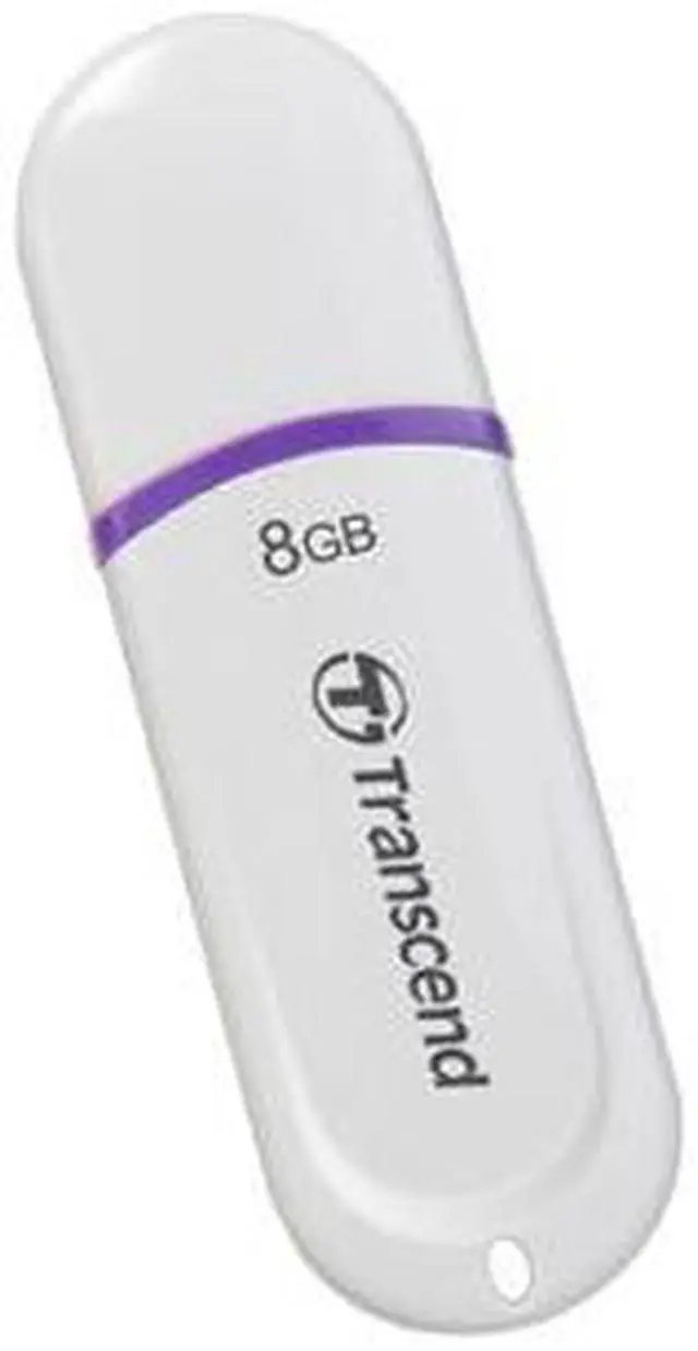Main image of Transcend JetFlash 330 8 GB USB 2.0 Flash Drive - White