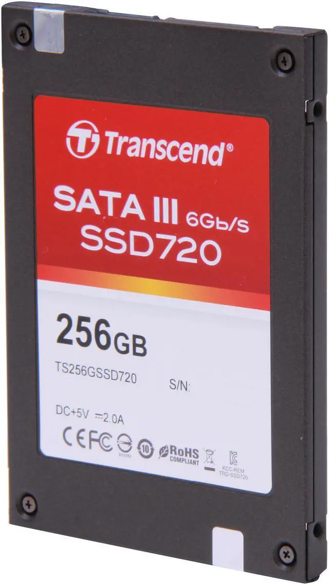 Alt view image 2 of 6 - Transcend SSD 720 2.5" 256GB SATA III Internal Solid State Drive (SSD) with Desktop Upgrade Kit