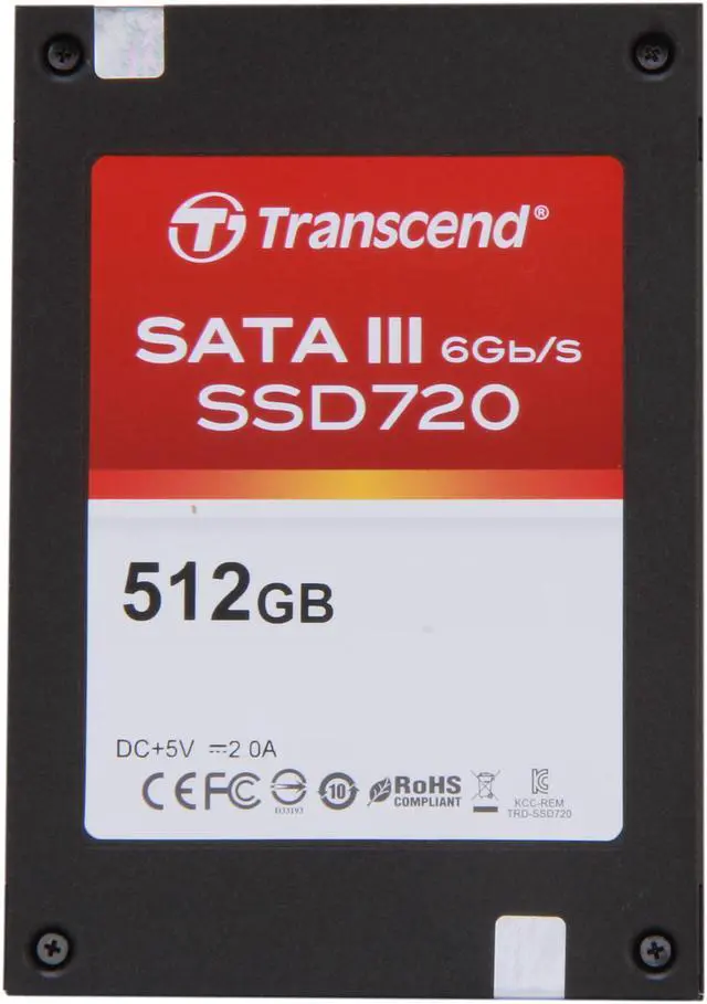 Alt view image 2 of 6 - Transcend SSD 720 2.5" 512GB SATA III Internal Solid State Drive (SSD) with Desktop Upgrade Kit