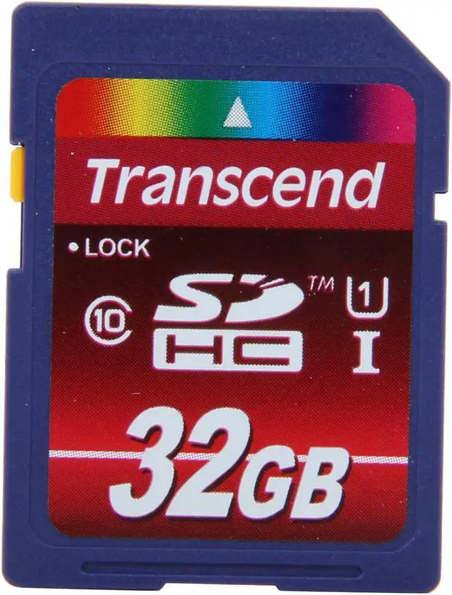 Alt view image 2 of 5 - Transcend 32GB Secure Digital High-Capacity (SDHC) Flash Card Model TS32GSDHC10U1