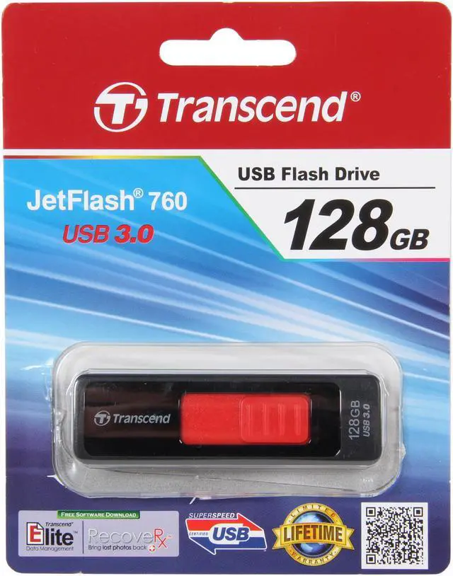 Alt view image 5 of 5 - Transcend JetFlash 760 128GB USB 3.0 Flash Drive TS128GJF760