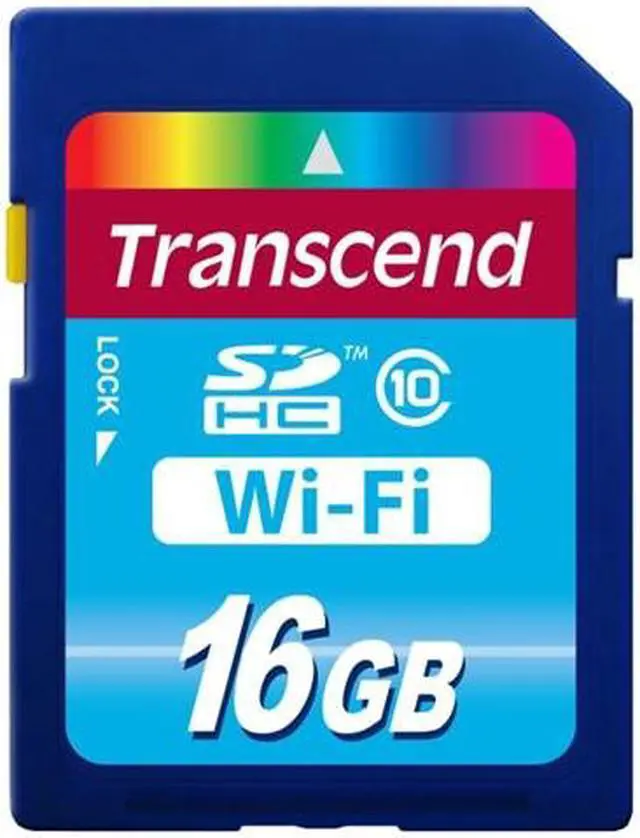 Main image of Transcend 16GB WiFi-SDHC Flash Card Model TS16GWSDHC10