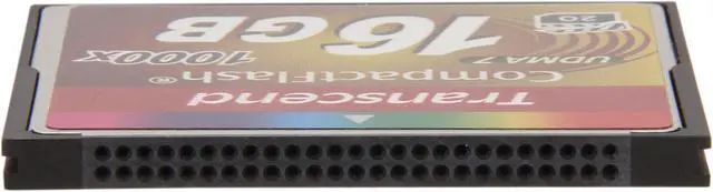 Alt view image 4 of 6 - Transcend Ultimate 16GB Compact Flash (CF) Flash Card Model TS16GCF1000