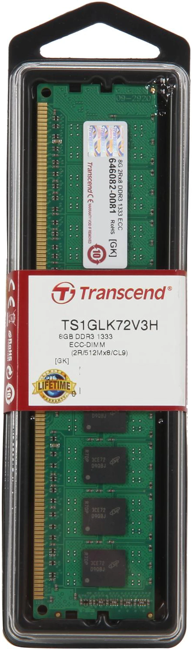 Alt view image 3 of 3 - Transcend Server Memory