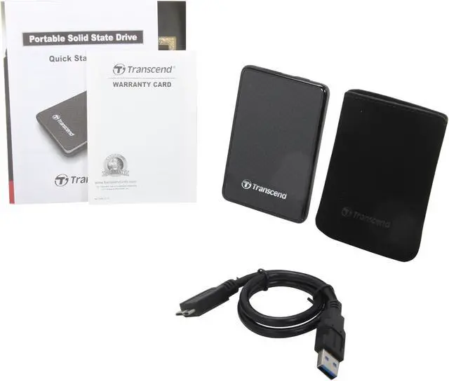 Alt view image 8 of 9 - Transcend 256GB 1.8" USB 3.0 Portable Solid State Drive TS256GESD200K