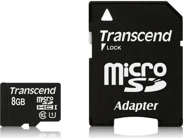 Main image of Transcend 8 GB microSD High Capacity (microSDHC) - 1 Card