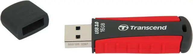 Alt view image 3 of 5 - Transcend JetFlash 810 16 GB USB 3.0 Flash Drive - Green