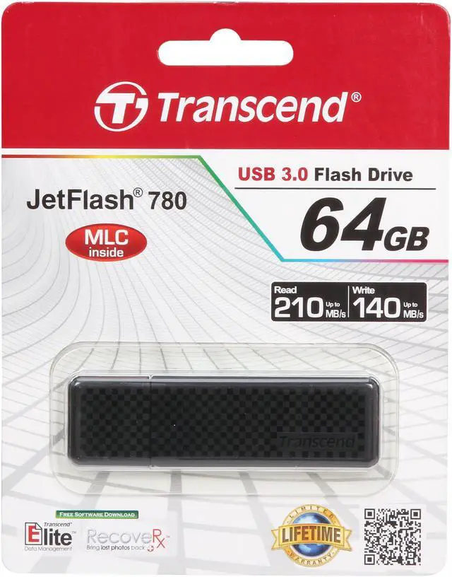 Alt view image 5 of 5 - Transcend JetFlash 780 64 GB USB 3.0 Flash Drive