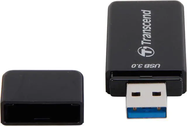 Alt view image 4 of 6 - Transcend TS-RDF5K USB 3.0 Support SDHC (UHS-I), SDXC (UHS-I), microSD, microSDHC (UHS-I), and microSDXC (UHS-I) Flash Card Reader