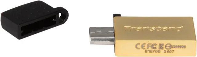 Alt view image 3 of 5 - Transcend JetFlash 380 16GB USB 2.0 OTG Flash Drive TS16GJF380G