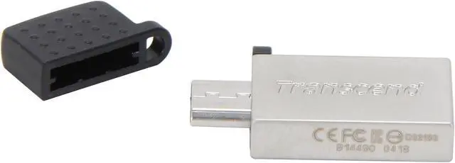 Alt view image 4 of 7 - Transcend JetFlash 380 32GB USB 2.0 OTG Flash Drive TS32GJF380S