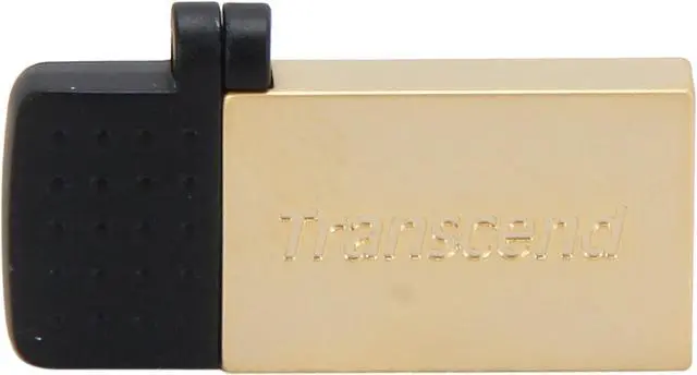 Alt view image 2 of 6 - Transcend JetFlash 380 32GB USB 2.0 OTG Flash Drive TS32GJF380G