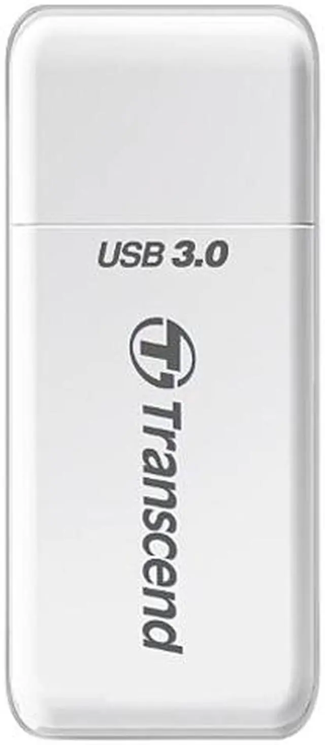 Main image of Transcend RDF5 USB 3.0 Support SDHC (UHS-I), SDXC (UHS-I), microSD, microSDHC (UHS-I), and microSDXC (UHS-I) Flash Card Reader - White